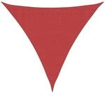 Vidaxl Sunshade Sail 160 G/m&sup2; Red 4x4x4 M Hdpe