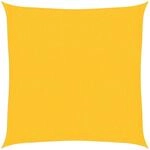 Sonnensegel 160 G/m&sup2; Gelb 2,5x2,5 M Hdpe Vidaxl