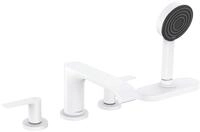 Vivenis - Wannenrandarmatur, 4-loch-installation, Sbox, Wei&szlig; Matt 75444700 -