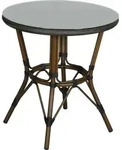 Primaster - Trendline Gartentisch Valencia Rund Gastronomietauglich Bistrotisch