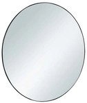 Mirrors And More - Wandspiegel Mila Mit Schwarzem Rahmen - Metallspiegel &Oslash;50cm