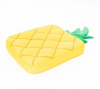 Stoff Schwimminsel Ananas Gelb 68x130x13 Cm - Westmann