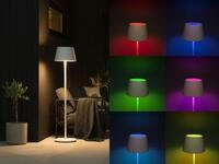 Konstsmide Lighting - 4in1 Akku Outdoor Stehleuchte Pomezia Mit Rgb Farbwechsel,