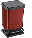 Treteimer Paso 20 L Metallic Rot M&uuml;ll- & Abfalleimer - Rotho