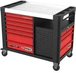 Ks Tools Werkstattwagen Performanceplus P35 Schwarz/rot, Mit 12 Schubladen