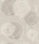 Vliestapete 651713 Kreise Grau-beige 10,05 X 0,53 M Vliestapeten - Rasch