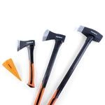 Axt Set, 4 Teilig, Beil 900gr, Axt 1.600gr. Spaltaxt 3.900gr, 1,8kg Spaltkeil -