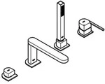Grohe Plus 4-loch Einhand-wannenkombination, Wannenrandmontage,