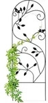 Rankgitter Vogel, Metall, Rankhilfe Garten Deko, Kletterhilfe F&uuml;r Pflanzen, 120 X 40