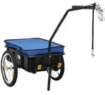 Fahrradanh&auml;nger Und Handwagen 155x60x83 Cm Stahl Blau - Vidaxl