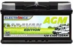 Electronicx Caravan Edition Batterie Agm 120 Ah 12v Wohnmobil Boot Versorgung