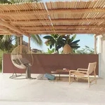 Seitenmarkise Ausziehbar 117x600 Cm Braun - Vidaxl
