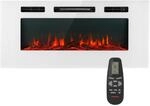 Galeras Foyer &Eacute;lectrique Mural Et Encastrable 1800 W Led 3 Couleurs Minuterie