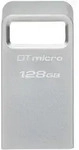 Kingston Usb 3.2-flash-laufwerk Datatraveler Micro 128 Gb Usb 3.2 Silber