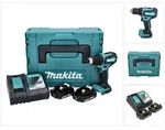 Makita Ddf 485 Raj Akku Bohrschrauber 18 V 50 Nm Brushless + 2x Akku 2,0 Ah +