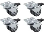 Metafranc - Wu0804660 Doppelrollen Rad-durchmesser: 50 Mm Tragf&auml;higkeit (max.): 70