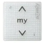 1811003 Somfy Smoove 1 Io Pure Shine Touch-wandsteuerung
