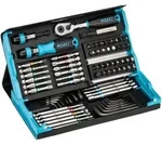 Smartcase Bit Satz, Sechskant Massiv 6,3 (1/4), 73-tlg. - Hazet