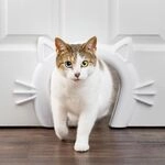 Petsafe Cat Corridor Wei&szlig; Katzenklappe