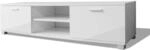 Tv-schrank Hochglanz-wei&szlig; 140x40,5x35 Cm - Vidaxl
