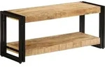 Vidaxl Tv-schrank 90x30x40 Cm Massivholz Mango
