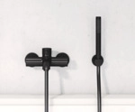 Bozz - Badewannenarmatur, Schwarz Matt 386913976 - Kludi