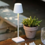 Zafferano - Poldina Pro Micro White Wiederaufladbare Und Dimmbare Led-tischleuchte
