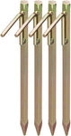 Relaxdays - Bodenanker 4er Set, Erdanker F&uuml;r Harte B&ouml;den, 30,5 Cm, Zeltzubeh&ouml;r,