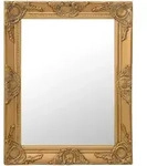 Wandspiegel Im Barock-stil 50x60 Cm Golden Vidaxl