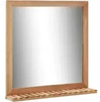 Badezimmerspiegel 60&times;12&times;62 Cm Walnuss Massivholz Vidaxl