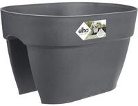 Elho Pflanzk&uuml;bel Vibia Campana Mit &Uuml;berlaufrohr Kunststoff Anthrazit 40 X 26 Cm
