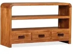 Tv-schrank Massivholz Akazie 90x30x55 Cm Vidaxl