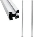 Vidaxl Zaunpfosten 2 Stk Aluminium 185 Cm