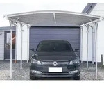 Home Deluxe - Design Carport - Falo, Wei&szlig; - Ma&szlig;e: 505 X 300 X 226 / 240 Cm - Inkl.