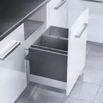 Hailo - Abfallsammler Triple Xl 600 Mm 28 L/28 L Auszug 3631681
