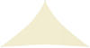 Sonnensegel,Sonnenschutzsegel Oxford-Gewebe Dreieckig 4x4x5,8 m Creme vidaXL