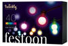 Festoon Girlande mit Steckdose IP44, 20m, 40 LEDs (Multicolor Edition) - Twinkly