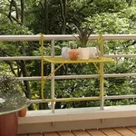 Balkontisch Golden 60x40 Cm Stahl - Vidaxl