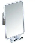 Vacuum-loc&reg; Antibeschlagspiegel Quadro, Befestigen Ohne Bohren, Silber Gl&auml;nzend,