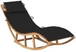 Prolenta Premium Schaukelliege Mit Auflage Massivholz Teak
