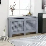 Heizk&ouml;rperverkleidung Anthrazit 152x19x81,5 Cm Mdf - Vidaxl
