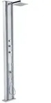 Dada Straight 32.4x14x228cm 40l Hybrid Aussendusche - Warm-/kaltwasseranschl&uuml;sse -