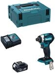 Schlagschrauber Makita Dtd154rtj1 (1 X 5,0 Ah + Dc18rc + Makpac 2)