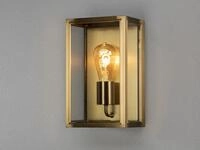 Konstsmide Lighting - Au&szlig;enwandlaterne Carpi Aus Messing Mit Klarglas, H&ouml;he 30cm