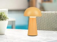 Reality Leuchten - Kleine Akku Tischleuchte Lennon Per Usb Aufladbar Gelb, H&ouml;he 21cm
