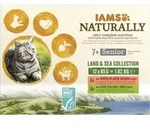 Iams Naturally Senior Meeresfr&uuml;chte- Und Fleischgeschmacksset 12x85g Katze
