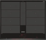 Induktionskochfeld 60cm 4 Brenner 7400w Schwarz Siemens Ex651lyc1f