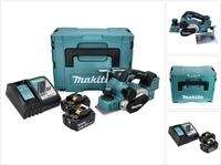 Makita Dkp 181 Rgj Akku Hobel Falzhobel 82 Mm 18 V Brushless + 2x Akku 6,0 Ah +