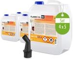 H&ouml;fer Chemie Gmbh - 4x 5l Flambiol&reg; Bioethanol 96,6% Premium F&uuml;r Kamine &
