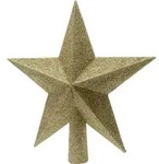 Goldener Stern F&uuml;r Weihnachtsbaum 19x4,2x19cm
